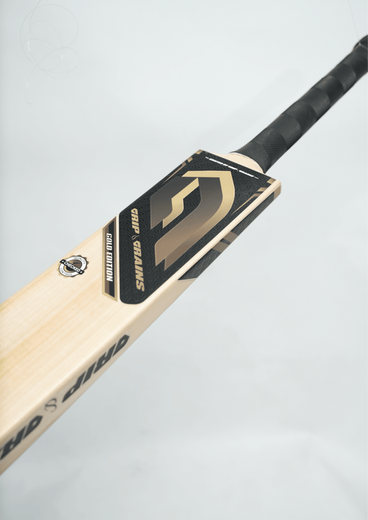 Leather Cricket Bat-Gold Edition